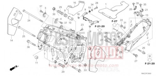 CARROSSERIE DE CHASSIS CBR600R3R de 2024
